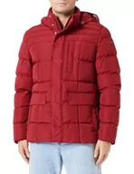 Kurtki męskie - Geox Męska kurtka M Hilstone, czerwony (red dahlia), 46 - miniaturka - grafika 1