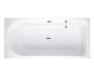 Wanny - Bette Ocean Low-Line Wanna prostokątna 150x70x38 cm przelew z tyłu, z powłoką BetteGlaze Plus, biała 8841-000PLUS - miniaturka - grafika 1