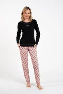 Piżamy damskie - Bonilla piżama damska długi rękaw, długie spodnie - Italian Fashion - miniaturka - grafika 1