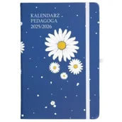 Kalendarze - Kalendarz pedagoga 2025/26 A5 tyg. Salsa stokrotka - miniaturka - grafika 1