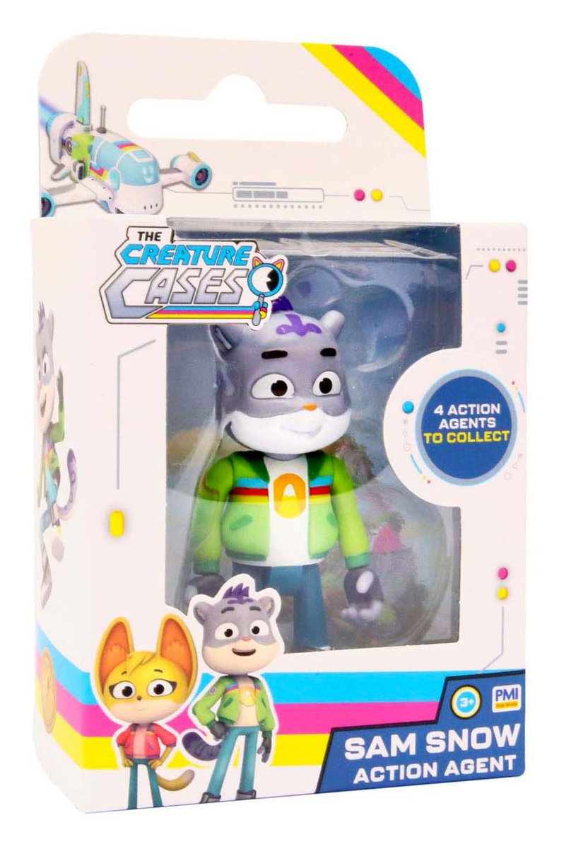 ZWIERZĘCE ZAGADKI MINI Figurka PMI The Creature Cases Clade Agent SAM SNOW