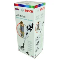 Zabawki AGD - Theo Klein 6812 Bosch Unlimited odkurzacz z zasilaniem bateryjnym, z funkcją ssania i dźwięku, obrotowa dysza podłogowa z wałkiem bieżnym, wymiary: 16 cm x 16 cm x 80 cm - miniaturka - grafika 1