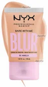 Podkłady do twarzy - NYX Professional Makeup - BARE WITH ME - BLUR - Blurring Tint Foundation - Wygładzający podkład do twarzy - 30ml - 05 VANILLA - miniaturka - grafika 1