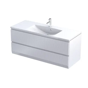Szafka łazienkowa pod umywalkę Oristo Brylant 120 cm biały mat OR36-SD2S-120-2R - Szafki łazienkowe - miniaturka - grafika 1
