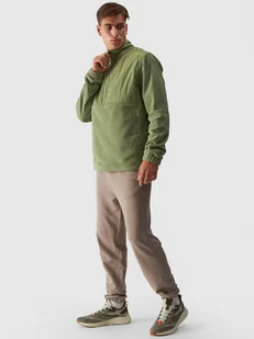 Polar ze st��jk�� regular m��ski 4F 4FWAW24TFLEM271-44S Zielony - Bluzy męskie - miniaturka - grafika 1