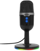 Mikrofony komputerowe - 85-054# Mikrofon studyjny z podstawką blow led - miniaturka - grafika 1
