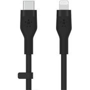 Kable USB - Belkin Kabel USB Typ-C Lightning Silicone 3m Czarny - miniaturka - grafika 1