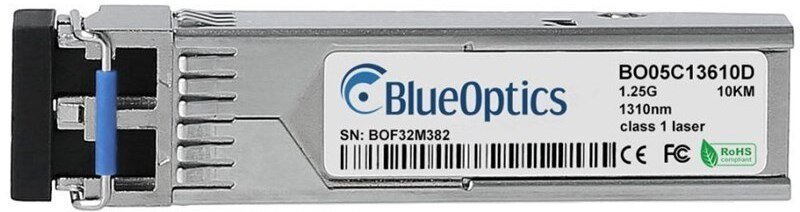 Moduł SFP BlueOptics Przekaźników sieciowych Swiatłowód 1250 Mbit/s SFP 1310 nm J4859C-BO