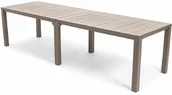Stoły ogrodowe - Keter Podwójny stół ogrodowy JULIE Double - cappuccino - miniaturka - grafika 1