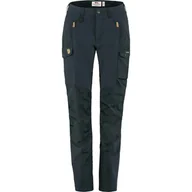 Spodnie sportowe damskie - Spodnie damskie Fjällräven Nikka Trousers Curved W Rozmiar: M / Kolor: ciemnoniebieski - miniaturka - grafika 1