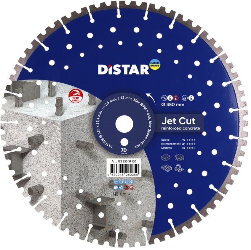 Milwaukee DISTAR DIAMOND BLADE JETCUT 400 x 3.2/2.2 x 25.4mm