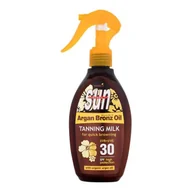 Balsamy i kremy do opalania - Vivaco Sun Argan Bronz Oil Tanning Milk SPF30 preparat do opalania ciała 200 ml unisex - miniaturka - grafika 1