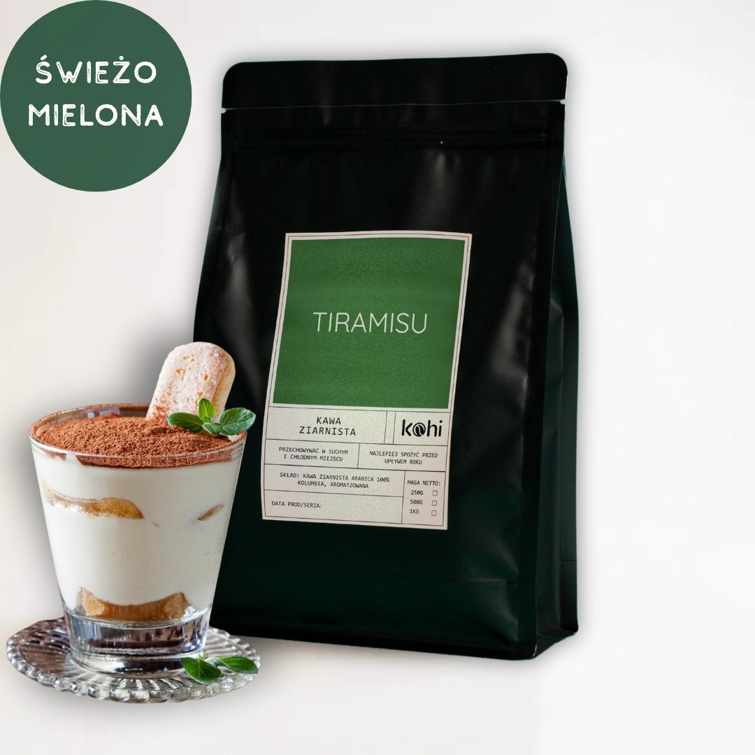 Kawa Smakowa Ziarnista Tiramisu 1kg Kohi Deserowa