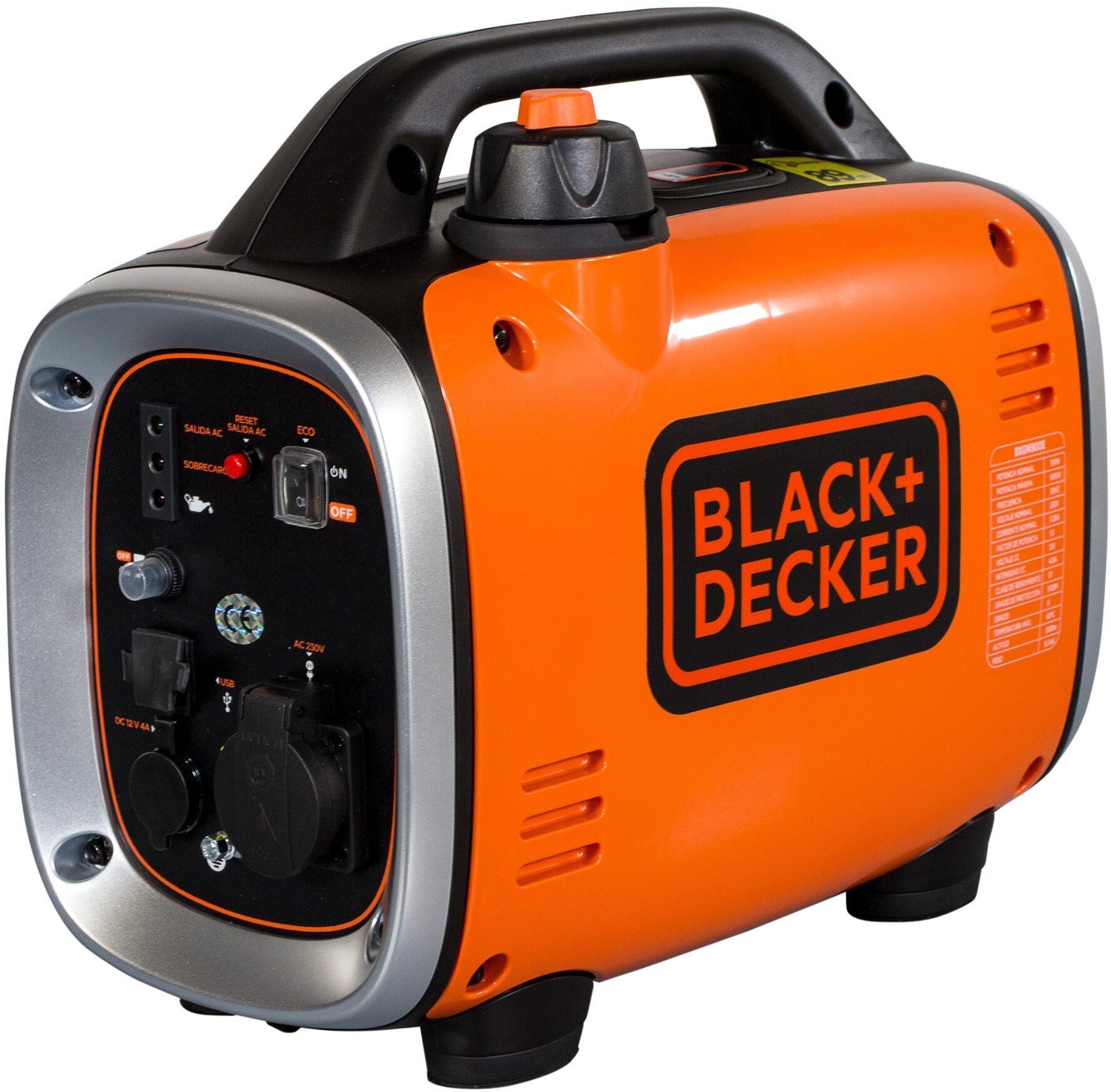 Black&Decker Inverter 900W benzinowy agregat prądotwórczy