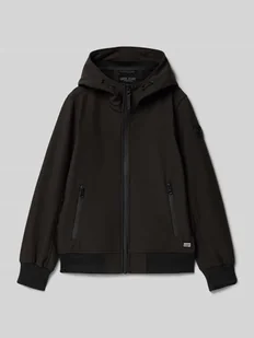 Kurtka softshell z kieszeniami zapinanymi na zamek błyskawiczny model ‘YONAZ’ - Kurtki i płaszcze dla chłopców - miniaturka - grafika 1