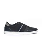 Trampki męskie - Geox Sneakersy "Walee" w kolorze czarnym - miniaturka - grafika 1