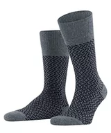 Skarpetki męskie - ESPRIT Męski Twill Boot zrównoważona bawełna biologiczna półwysoka z wzorem w paski 1 para skarpet, niebieski (Light Denim 660), 43-46 - miniaturka - grafika 1