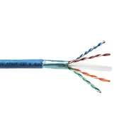 Kable miedziane - Kabel Emiter Net FTP (F/UTP) kat.6 450MHz, drut 4x2x23AWG, PVC - miniaturka - grafika 1