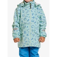 Kurtki i płaszcze dla dziewczynek - Kurtka dziecięca Didriksons Norma Print Jacket 3 - doodle pale mint 100 cm - miniaturka - grafika 1