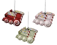 Bombki - Zawieszka bombka na choinkę słodka lokomotywa - miniaturka - grafika 1