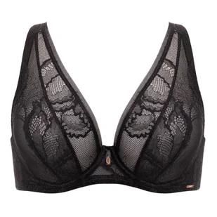 Biustonosz Alles ETHER M Bralette czarny 75E - Biustonosze - miniaturka - grafika 1