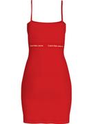 Sukienki - Calvin Klein Sukienka w kolorze czerwonym - miniaturka - grafika 1