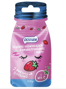 Drażetki odświeżające bez cukru o smaku miętowo truskawkowym 15g - Cukierki - miniaturka - grafika 1