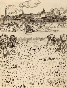 Plakat, The Harvest, Vincent van Gogh, 70x100 cm - Plakaty - miniaturka - grafika 1