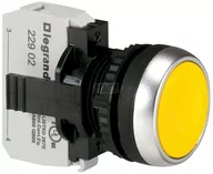 Inne akcesoria elektryczne - Legrand OSMOZ Przycisk sterowniczy kompletny płaski 22mm żółty bez podświetlenia 1Z 023704 023704 - miniaturka - grafika 1