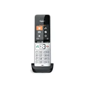 Telefony stacjonarne - Gigaset COMFORT 500HX Telefon analogowy/DECT Nazwa i identyfikacja dzwoniącego Czarny, Srebrny - miniaturka - grafika 1