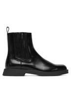 Botki męskie - HUGO Sztyblety Lenner 50552567 Czarny - miniaturka - grafika 1