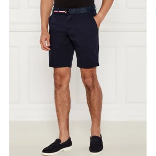Tommy Hilfiger Szorty + pasek Brooklyn Slim Fit - Spodenki męskie - miniaturka - grafika 1