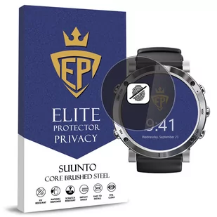 FOLIA 5D PRYWATYZUJĄCA SZKŁO ANTI-SPY DO SUUNTO CORE BRUSHED STEEL - Akcesoria do smartwatchy - miniaturka - grafika 1