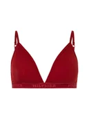 Biustonosze - Tommy Hilfiger Biustonosz damski na fiszbinach Kobiety czerwony jednolity, S - miniaturka - grafika 1