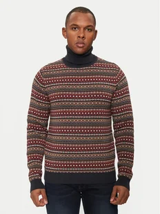 Blend Golf 20717856 Czarny Regular Fit - Swetry męskie - miniaturka - grafika 1