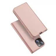 Etui i futerały do telefonów - Dux Ducis Skin Pro kabura etui pokrowiec z klapką iPhone 13 mini różowy - miniaturka - grafika 1