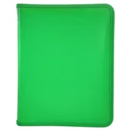 Portfele - Raylu Paper - Portfel z zamkiem błyskawicznym A4 o różnych kolorach i szerokości 3 cm na dokumenty z wewnętrzną kieszenią (zielony) - miniaturka - grafika 1