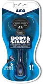 Maszynki do golenia i wkłady - Golarka ręczna z wymiennym wkładem Lea Maquinilla Corporal 6 Hojas 1 szt (8410737004202) - miniaturka - grafika 1