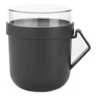 Lunch boxy - Brabantia 203824 - kubek na zupę make   take - 0,6l - dark grey kod: 20 38 24 - miniaturka - grafika 1
