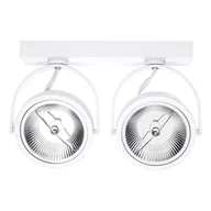 Lampy sufitowe - Milagro Lugar lampa sufitowa 2-punktowa biała ML5705 - miniaturka - grafika 1