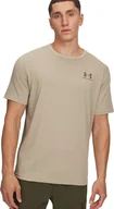 Koszulki męskie - Koszulka męska Under Armour Sportstyle LC SS beżowa 1326799 302 2XL - miniaturka - grafika 1