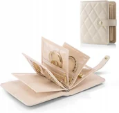 Akcesoria podróżnicze - Organizer Na Biżuterię Podróżny Futerał Segregator Na Biżuterię Z Wkładami - miniaturka - grafika 1