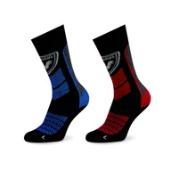 Skarpety termoaktywne - Zestaw 2 par skarpet narciarskich Rossignol Jr Termotech 2P RLMYX02 Czarny - miniaturka - grafika 1