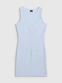 Sukienki - Damska sukienka midi 4F 4FRSS25TDREF188 - niebieska - miniaturka - grafika 1