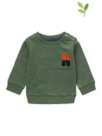 Bluzy i sweterki niemowlęce - Noppies Bluza w kolorze zielonym - miniaturka - grafika 1