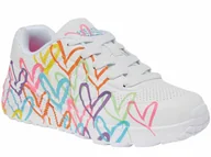 Buty trekkingowe dziecięce - Buty do chodzenia dla dzieci Skechers Uno Lite Spread The Love - miniaturka - grafika 1