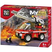 Klocki - Klocki BLOCKI Klocki Blocki MyFire Wóz strażacki z podnośnikiem KB0818 - miniaturka - grafika 1