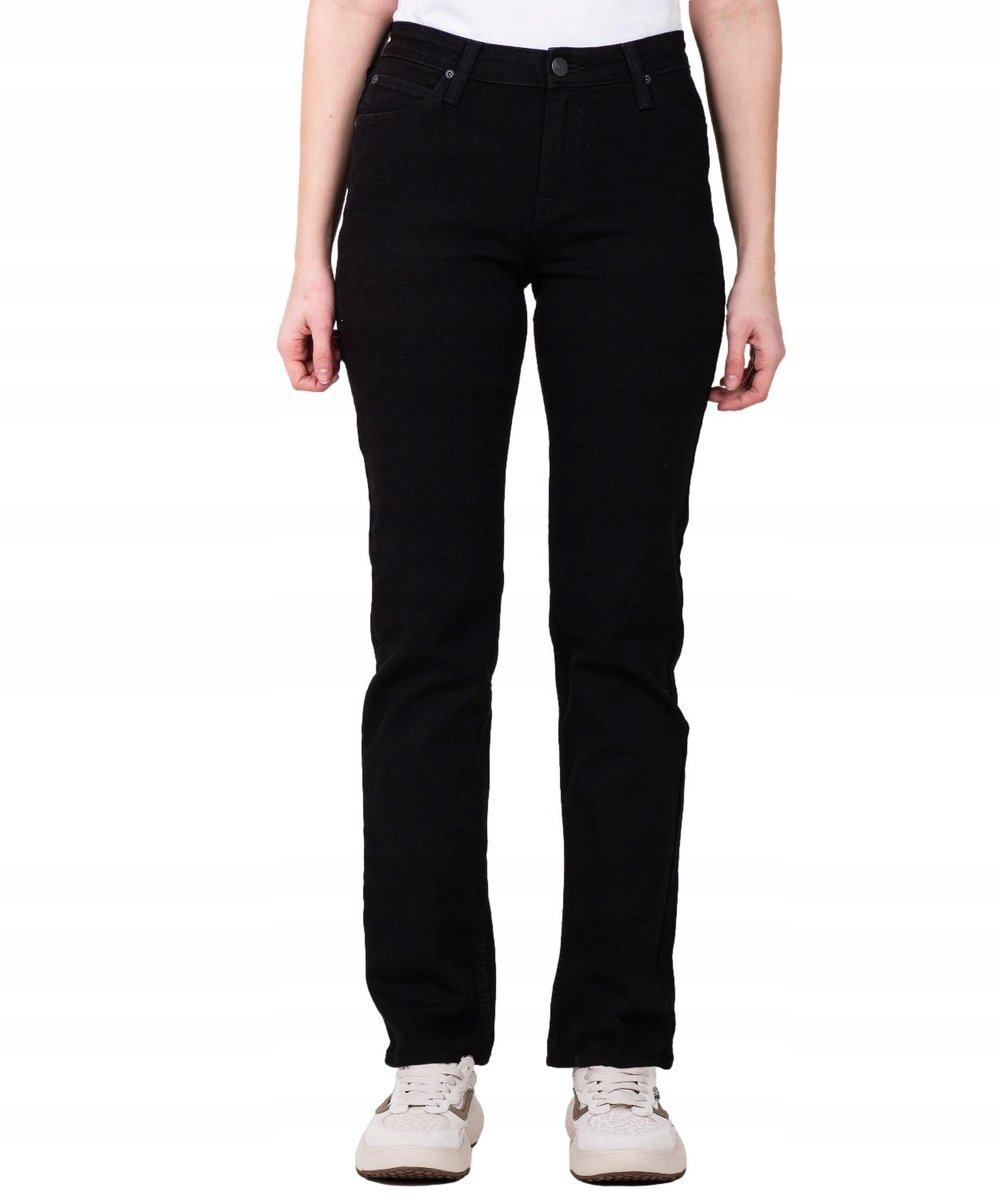 Jeansy Lee Marion Straight 112139764 L301SH47 Black Rinse W 26 / L 31