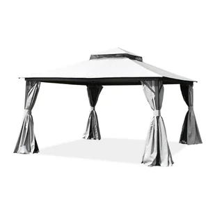 Pawilon ogrodowy z moskitierą i zasłonami VANCOUVER 4x4 Light Grey - Hardmaister - Pawilony ogrodowe Pawilon ogrodowy z moskitierą i zasłonami VANCOUVER 4x4 Light Grey - Hardmaister - Pawilony ogrodowe - miniaturka - grafika 1