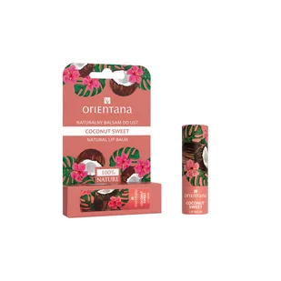 Orientana NATURAL LIP BALM - Naturalny balsam do ust - Coconut Sweet - 4,2 g - Balsamy do ust - miniaturka - grafika 1